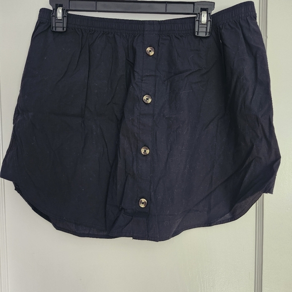 New With Tags Anthropologie Button-Front Mini Skirt Size L - Picture 3 of 5
